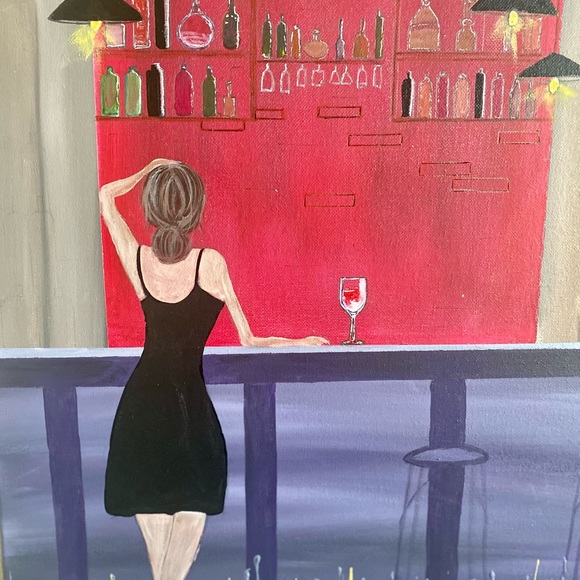 Abstract woman painting - Picture 4 of 4